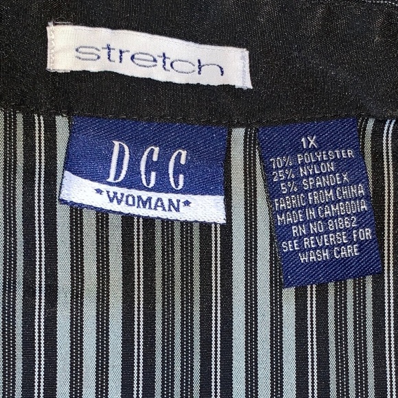 DCC Woman Stretch blouse zip front no iron - Picture 3 of 4